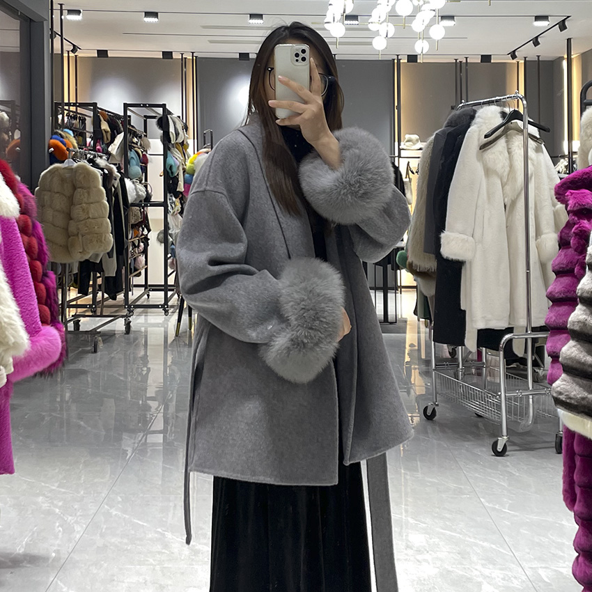 JANEFUR 6 Colors Wool Coat wit - Wool Coat Peacoat ulasan dan harga