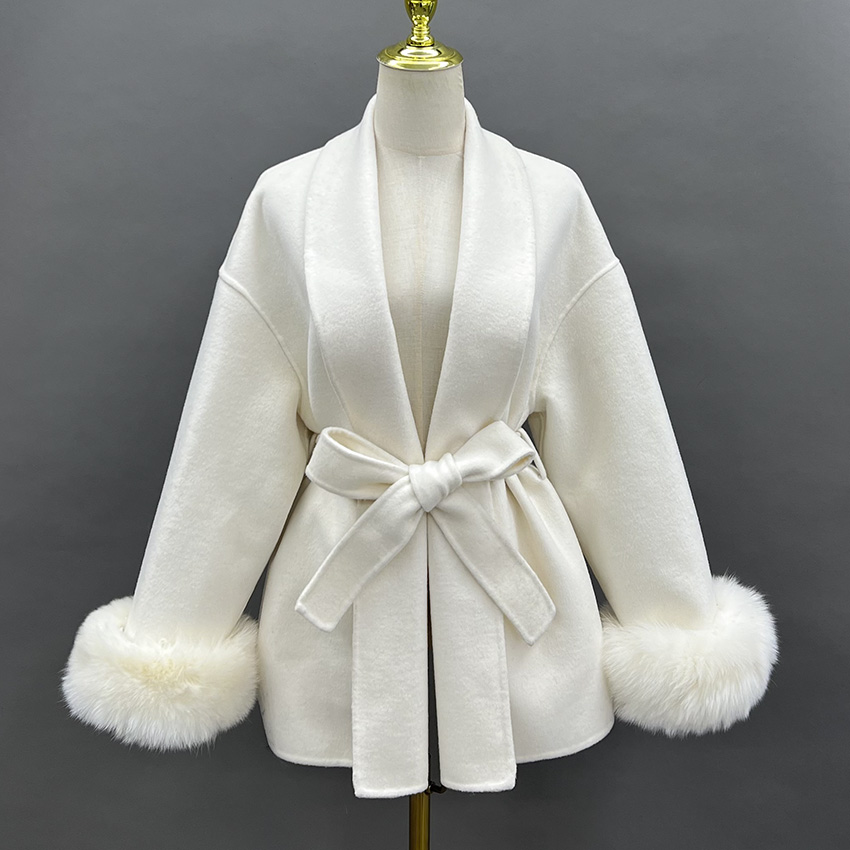 JANEFUR 6 Colors Wool Coat wit - Wool Coat Peacoat ulasan dan harga