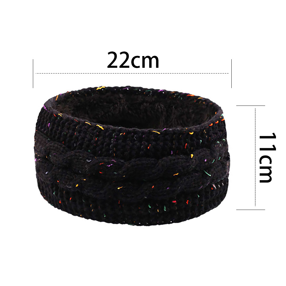 Winter Chunky Knit Women's Hea - Fleece Ear Warmer Band ulasan dan harga