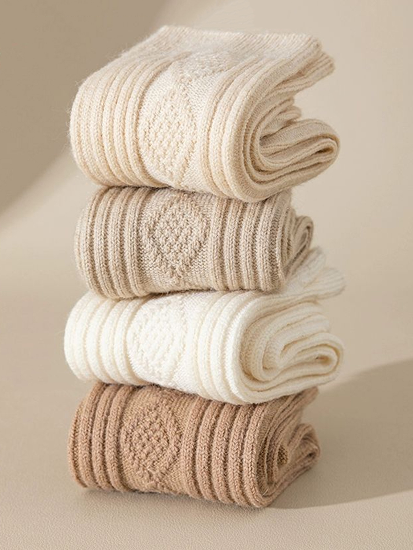 Autumn Winter Warm Wool Cashme - Thermal Sock Wool ulasan dan harga