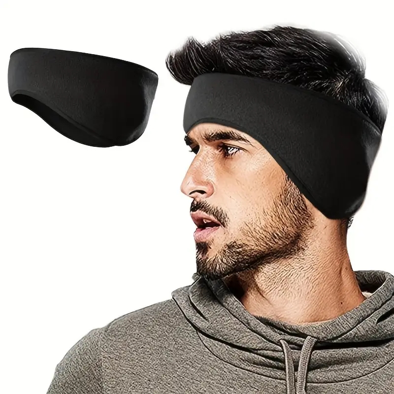 Polar fleece Ear Warmer Muff W - Winter Headband Fleece ulasan dan harga