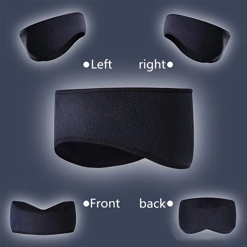 Polar fleece Ear Warmer Muff W - Winter Headband Fleece ulasan dan harga