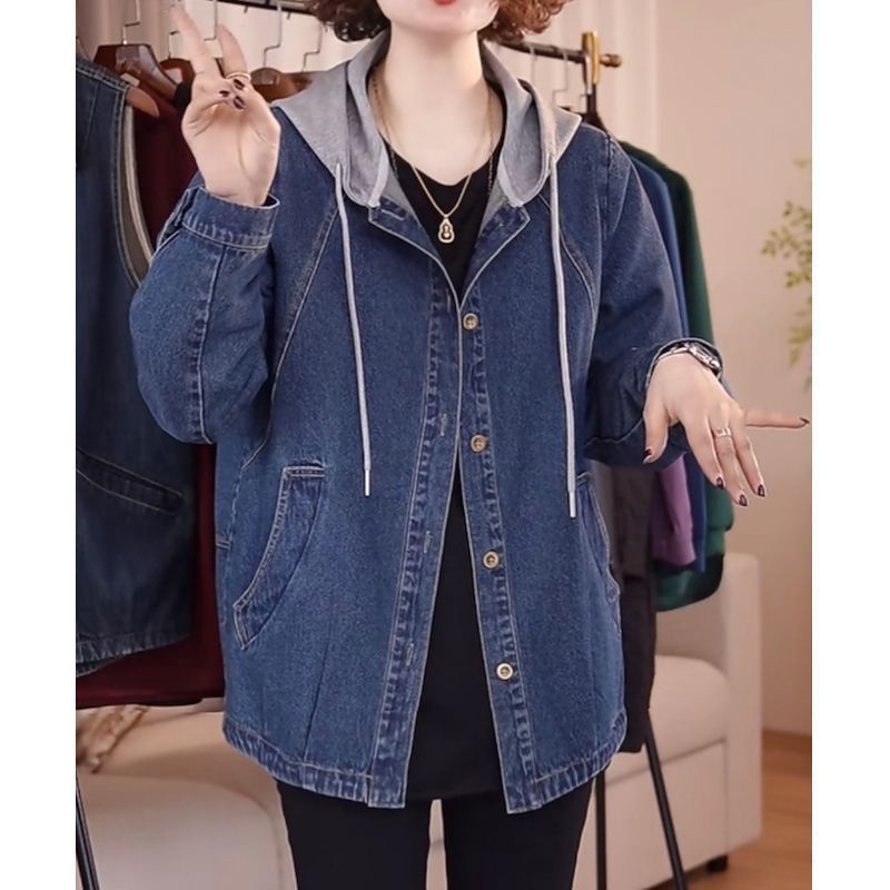 European High-Quality Denim Ja - Down Jacket Packable ulasan dan harga