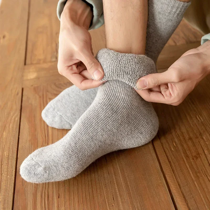 HOT  2026 3 Pairs Men Women Wo - Thermal Sock Wool ulasan dan harga
