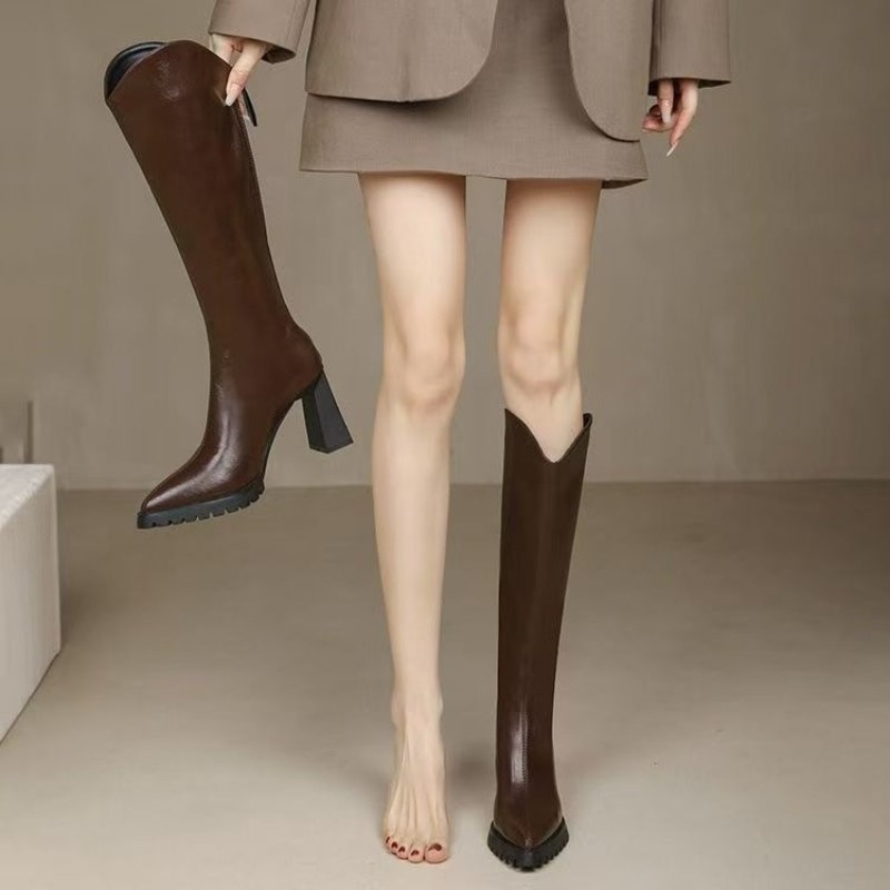 Elegant Heeled Women's Long Bo - Waterproof Winter Boot ulasan dan harga