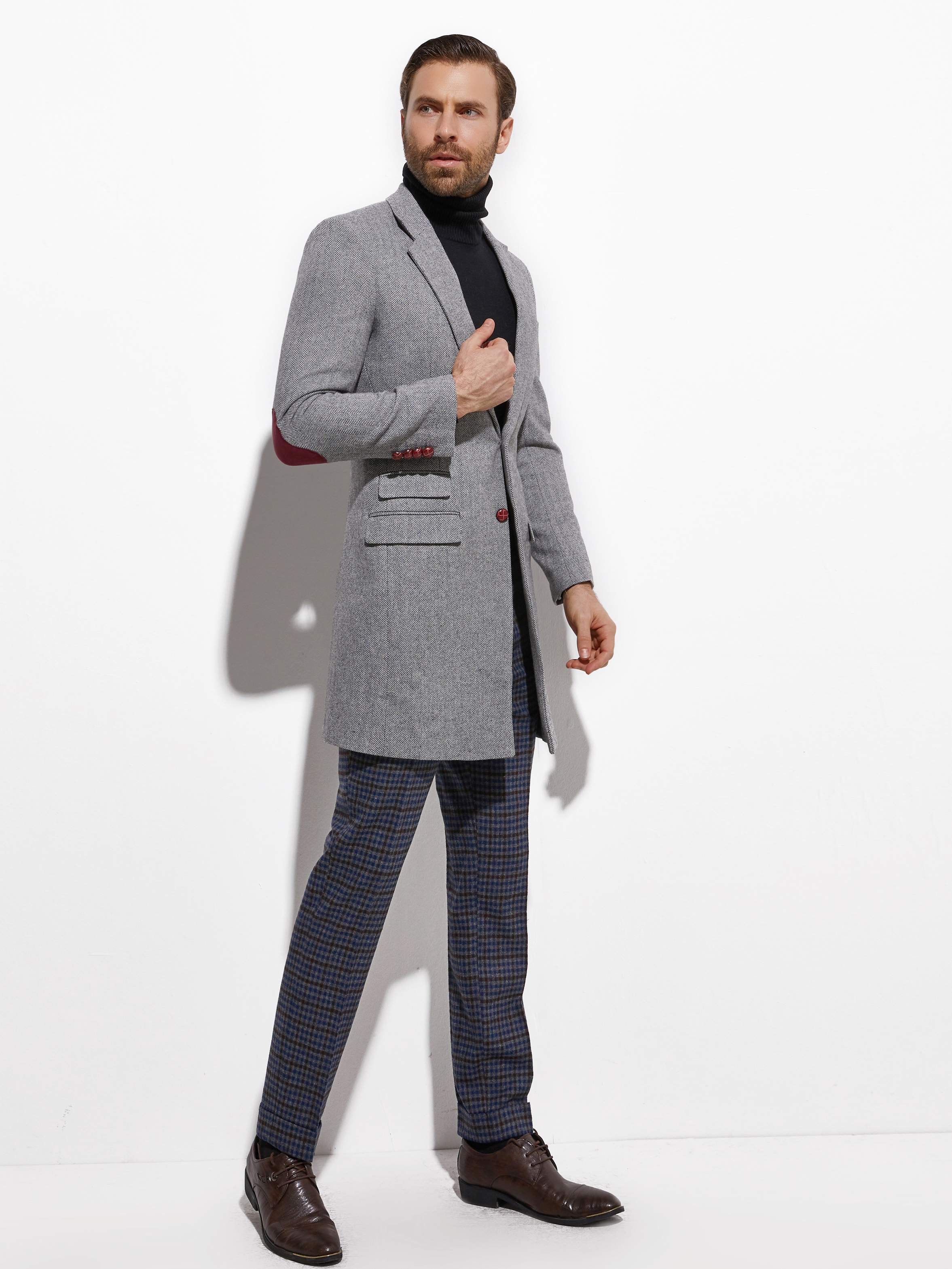 2026 Medium Length Spring Autu - Wool Coat Peacoat ulasan dan harga