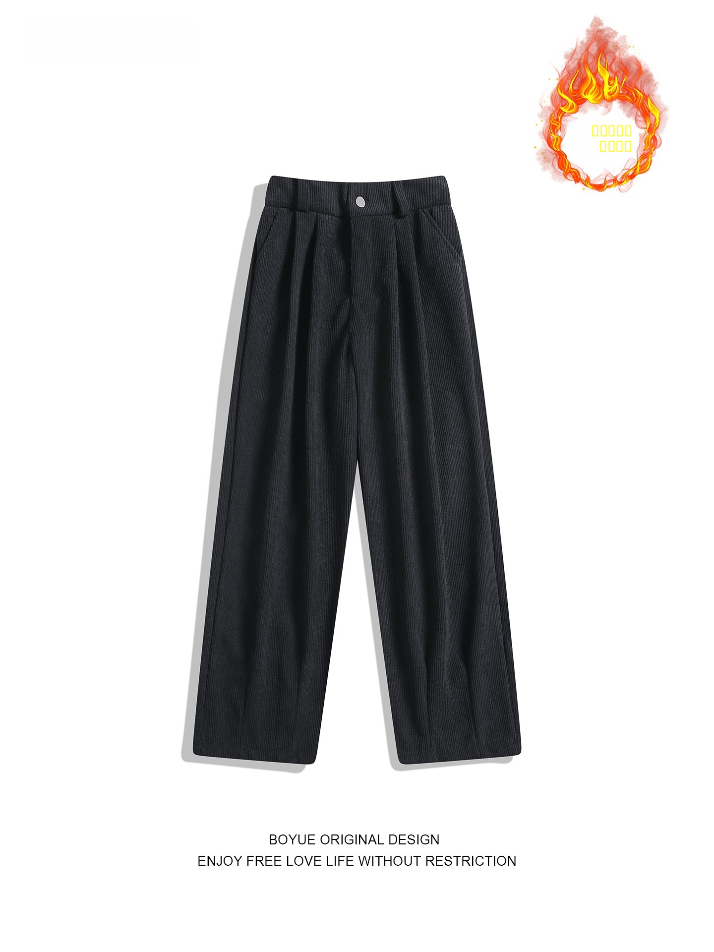 Boyue Men's Thiened Corduroy S - Corduroy Pant Warm ulasan dan harga