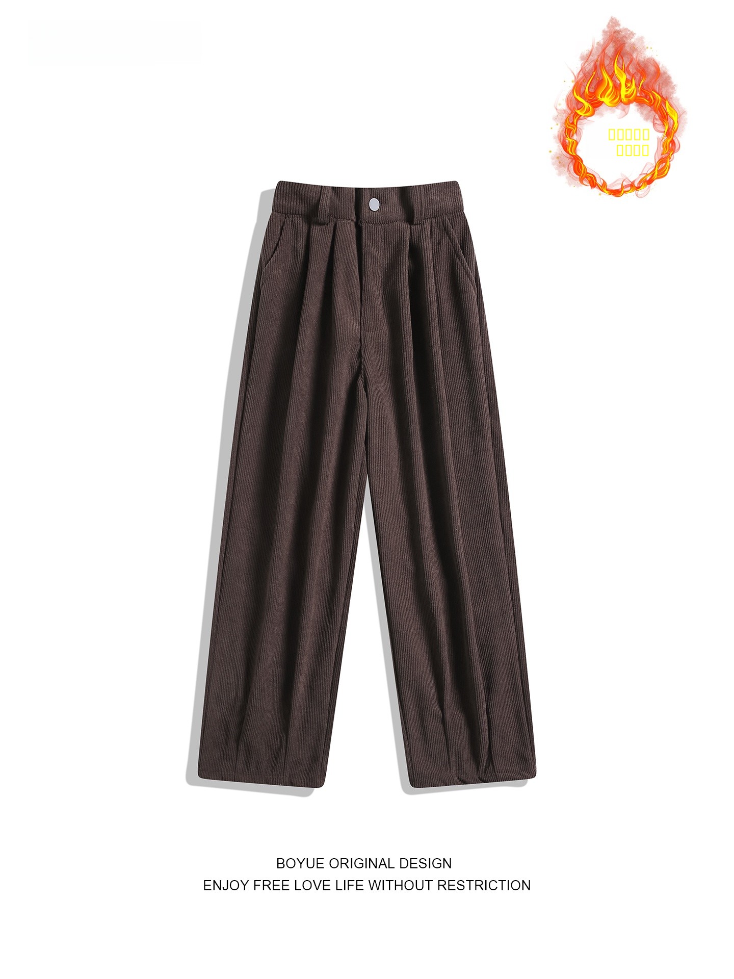 Boyue Men's Thiened Corduroy S - Corduroy Pant Warm ulasan dan harga