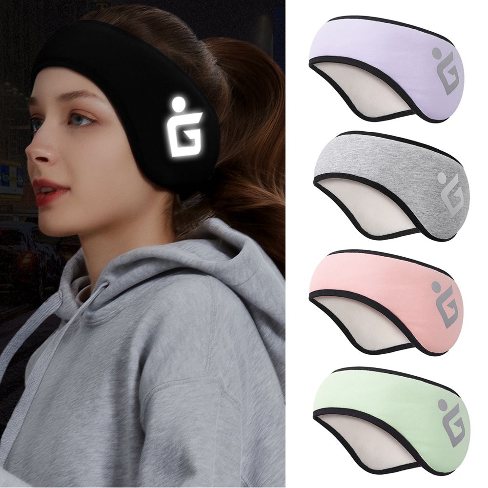 Windproof Hair Bands Headscarf - Fleece Ear Warmer Band ulasan dan harga