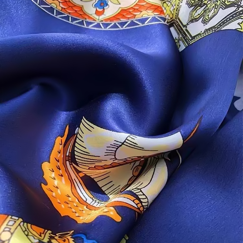 BYSIFA|Blue Luxury Femmes 100% - Shawl Wrap Winter ulasan dan harga