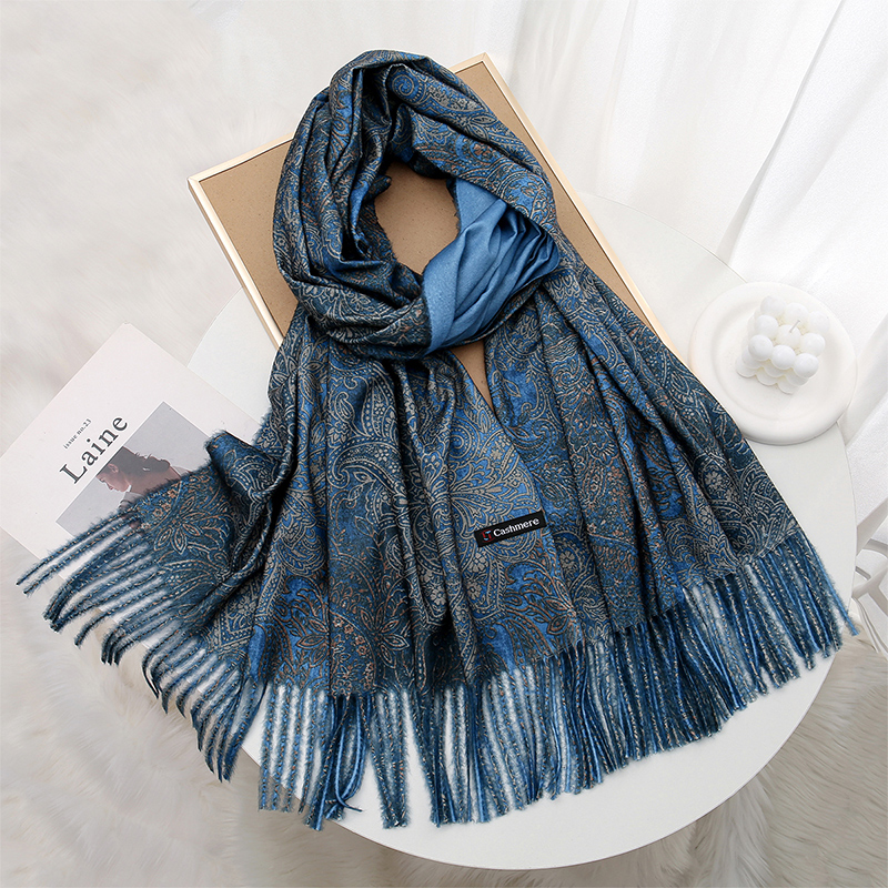 Luxury Paisley Pashmina Shawl  - Cashmere Pashmina Wrap ulasan dan harga