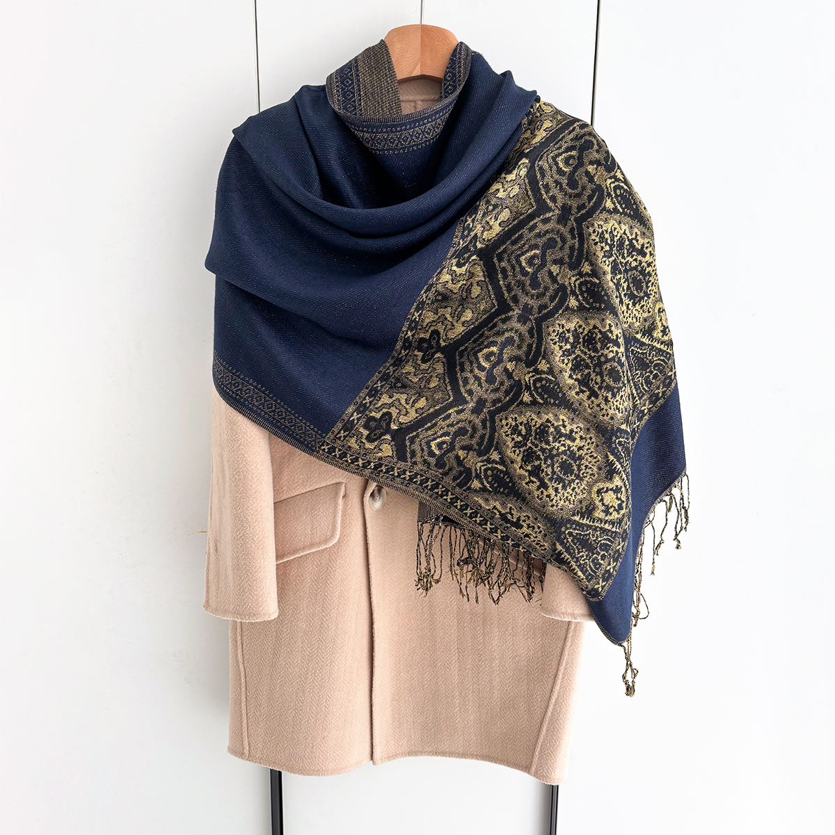 Luxury Scarf For Women Autumn  - Cashmere Pashmina Wrap ulasan dan harga