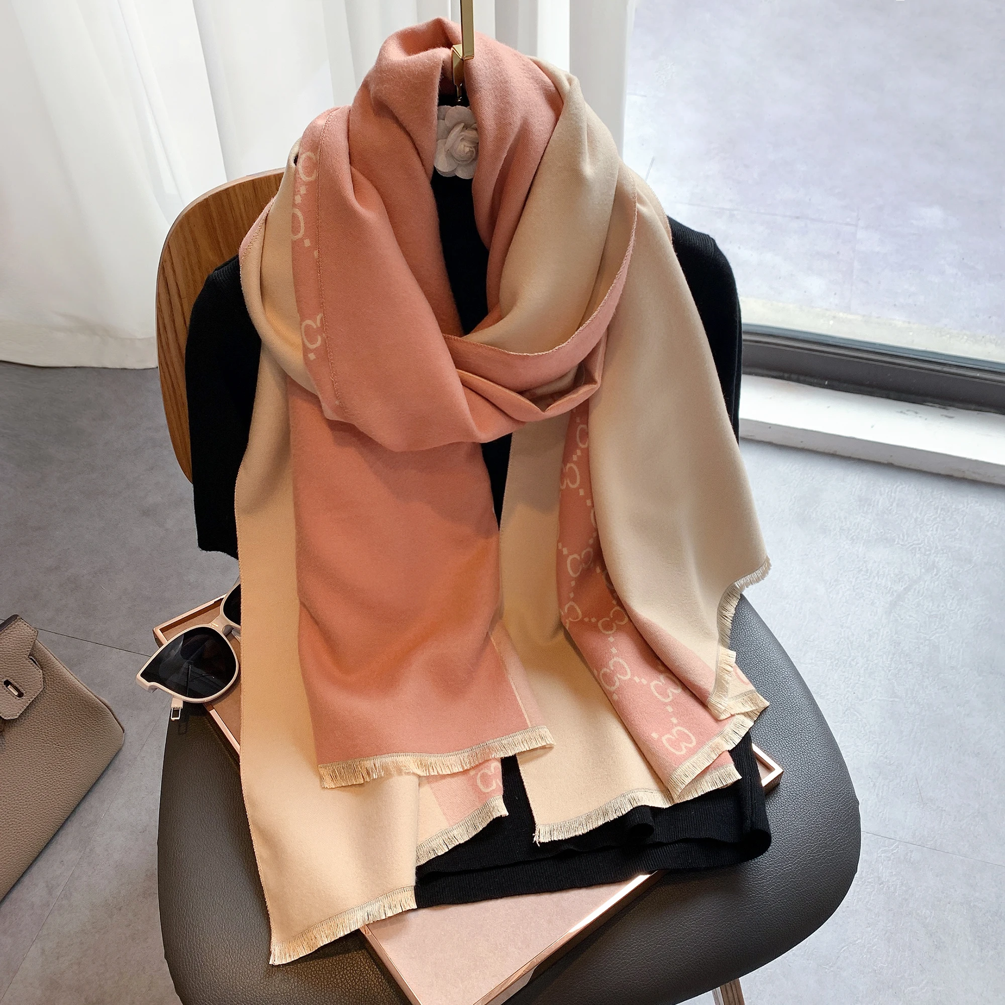 2025 Autumn and Winter New Eur - Wool Scarf Men ulasan dan harga