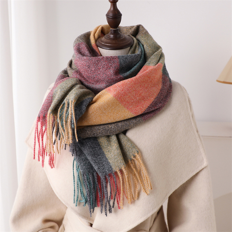 200*64cm New Fashion Cashmere  - Wool Scarf Men ulasan dan harga