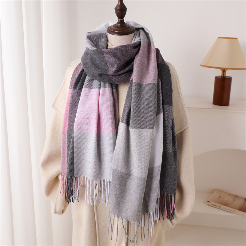 200*64cm New Fashion Cashmere  - Wool Scarf Men ulasan dan harga