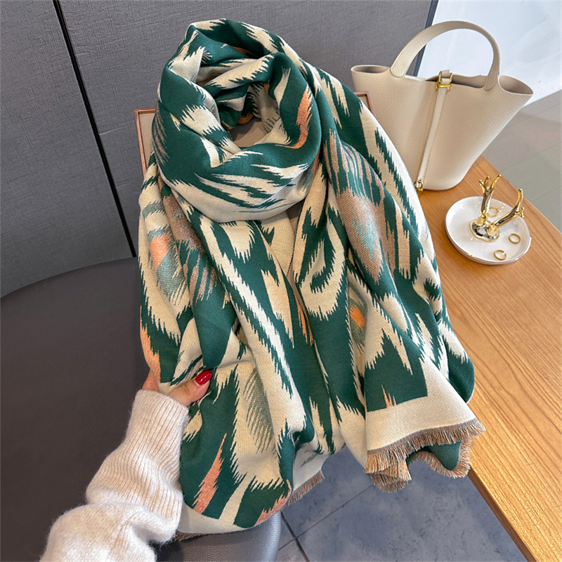 2025 Brand Warm Cashmere Ponch - Shawl Wrap Winter ulasan dan harga