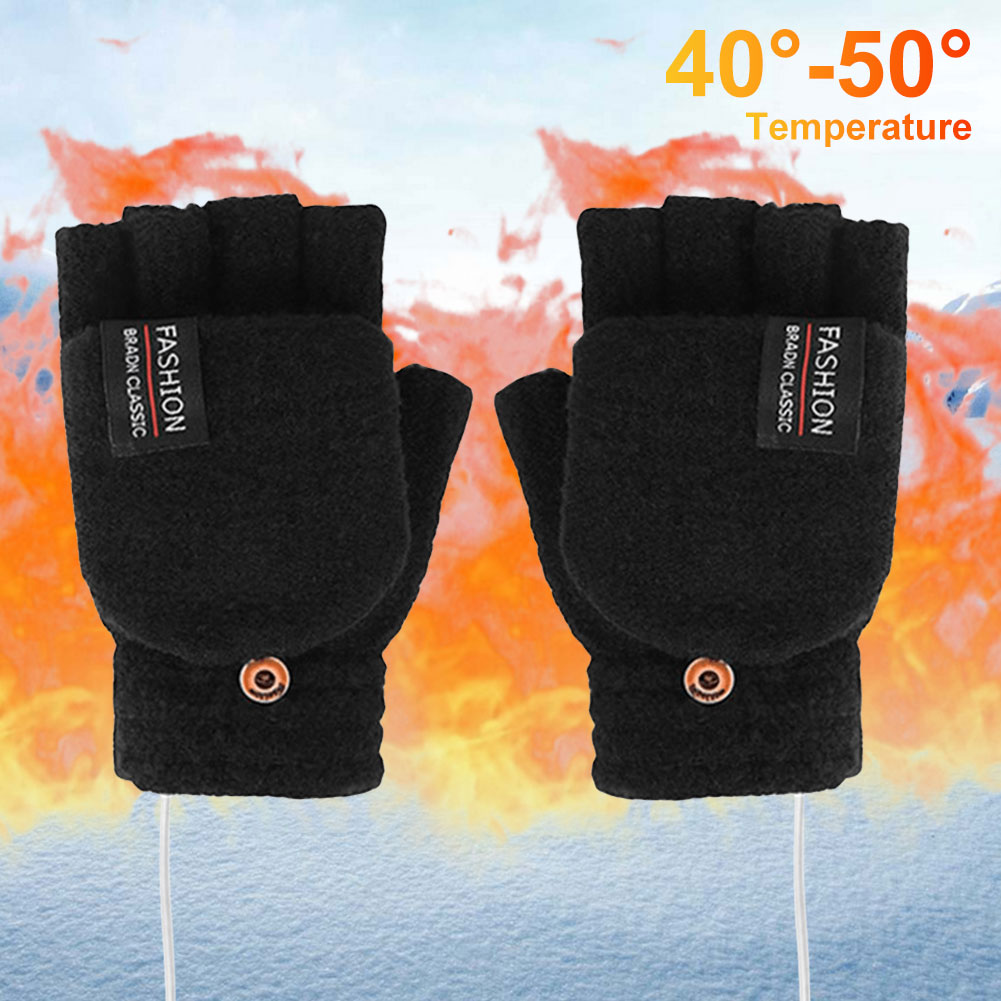 USB Electric Heated Gloves Adj - Touch Screen Gloves ulasan dan harga