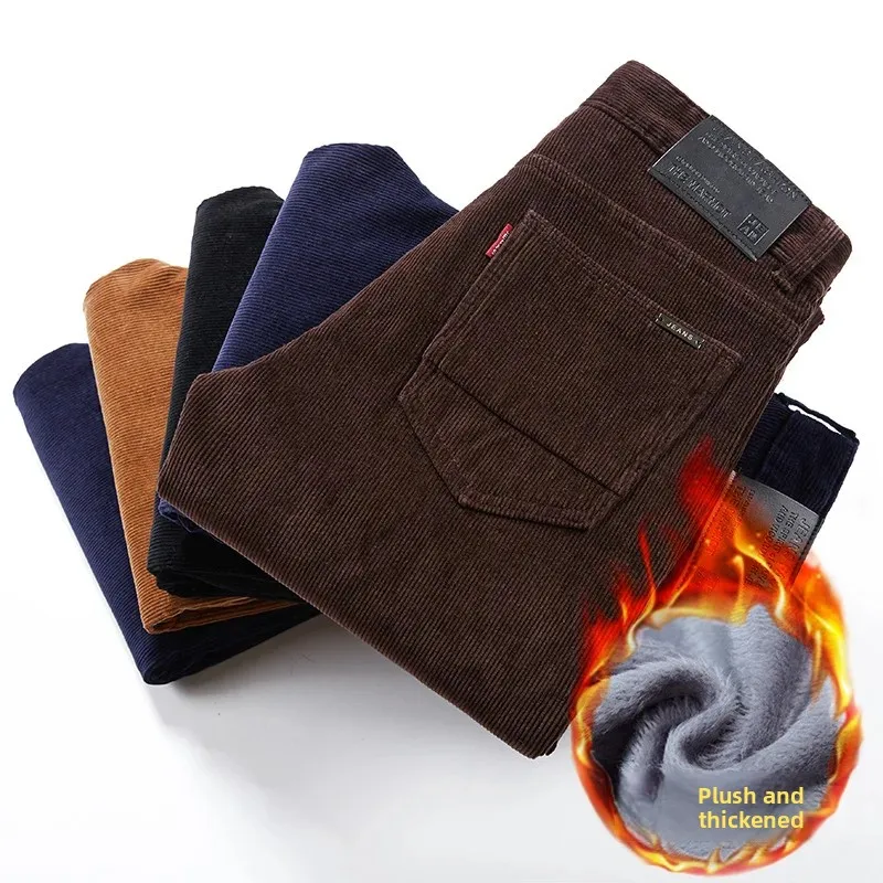 Thickened Fleece Lined Corduro - Corduroy Pant Warm ulasan dan harga
