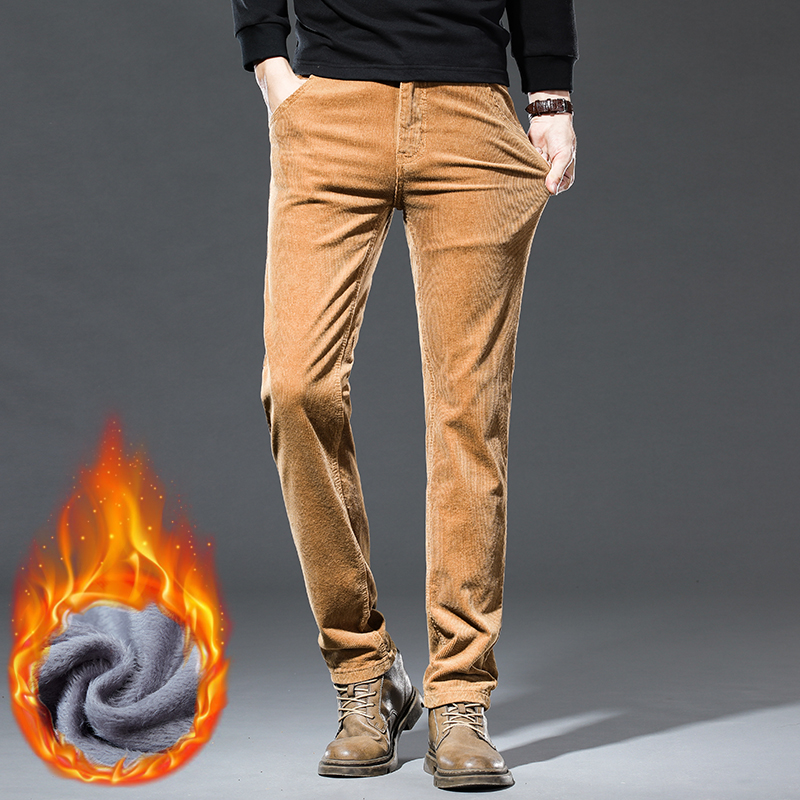 Winter New Men's Corduroy Flee - Corduroy Pant Warm ulasan dan harga