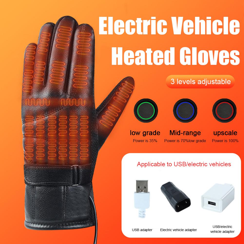 1 Pair USB Heating Gloves Rech - Touch Screen Gloves ulasan dan harga