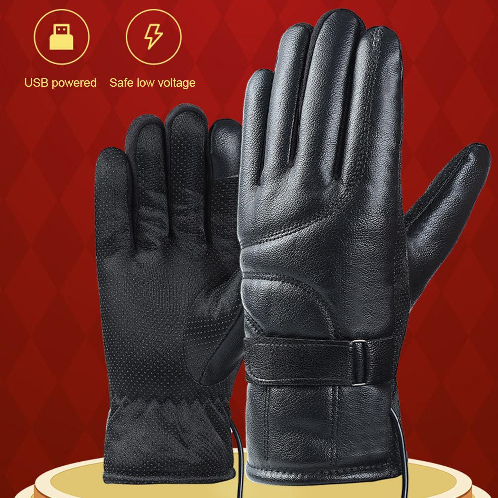 1 Pair USB Heating Gloves Rech - Touch Screen Gloves ulasan dan harga