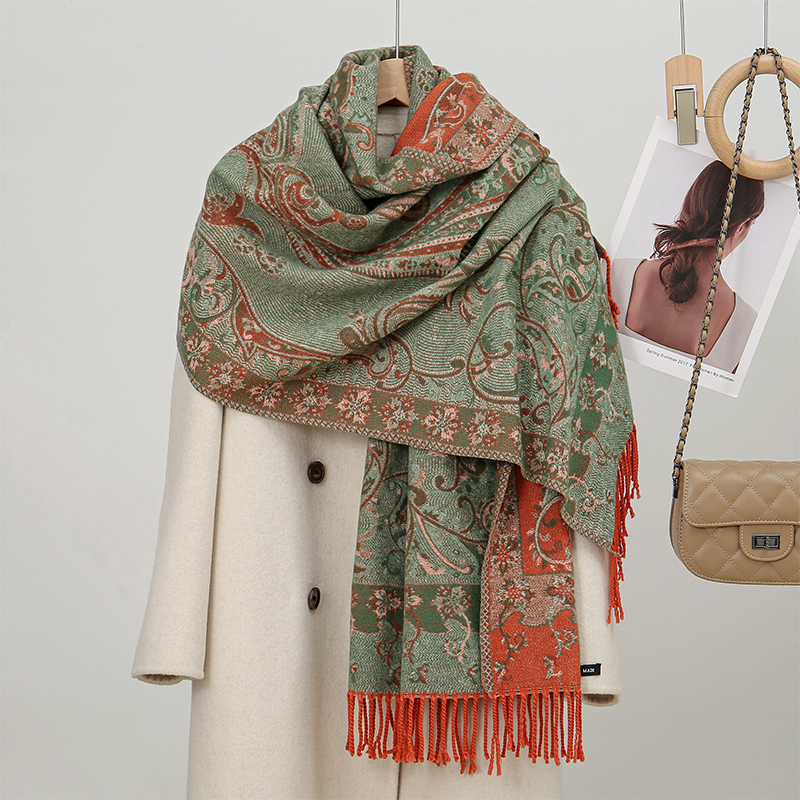 2024 Fashion Ethnic Style Wome - Cashmere Pashmina Wrap ulasan dan harga