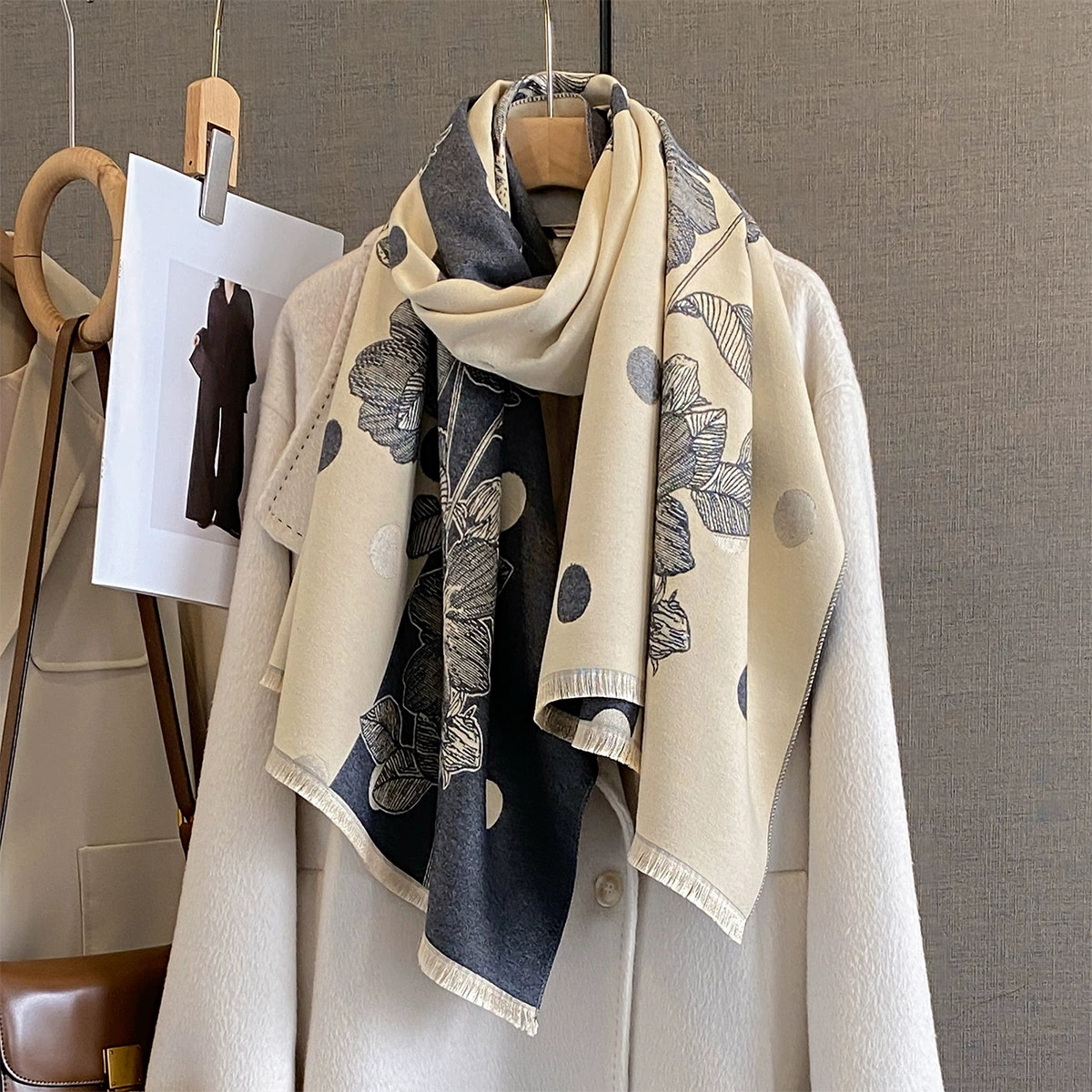 2025 Women Thicken Luxury Wint - Cashmere Pashmina Wrap ulasan dan harga