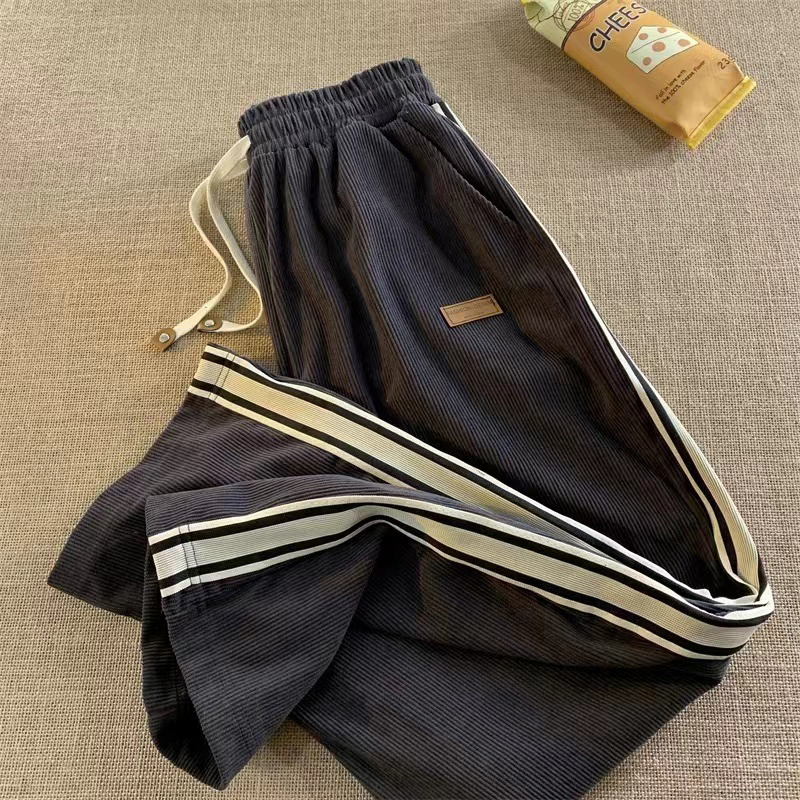 Corduroy Sweatpants Women Y2K  - Corduroy Pant Warm ulasan dan harga