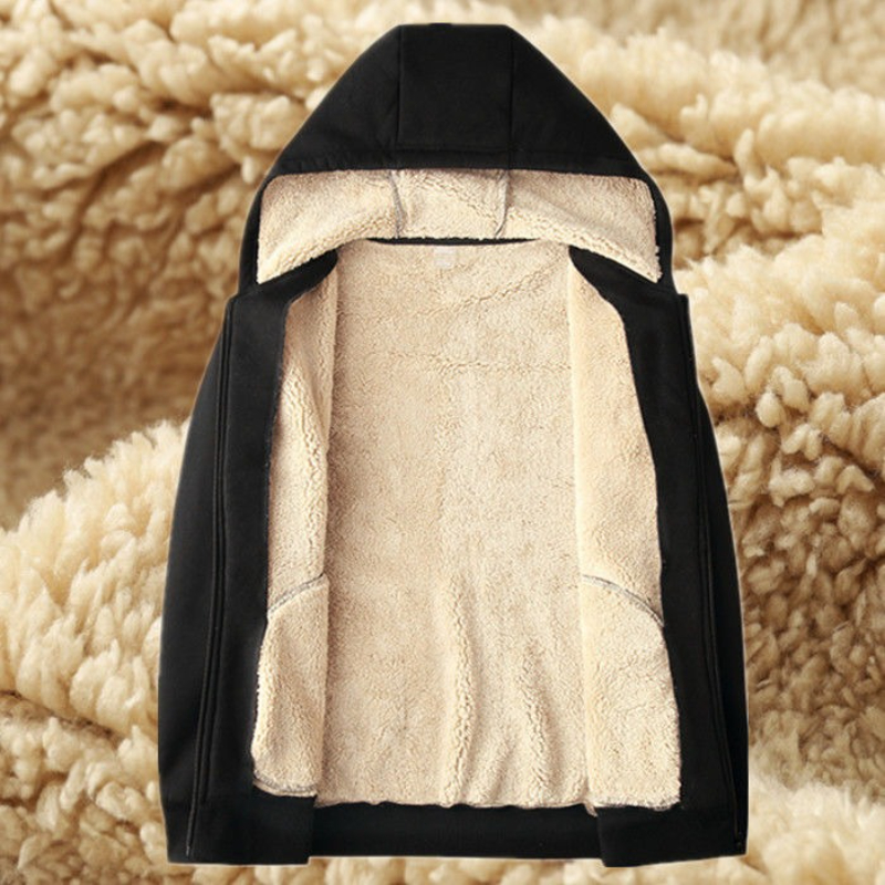2025 Winter Windproof Hoodie - - Sherpa Hoodie Fleece ulasan dan harga