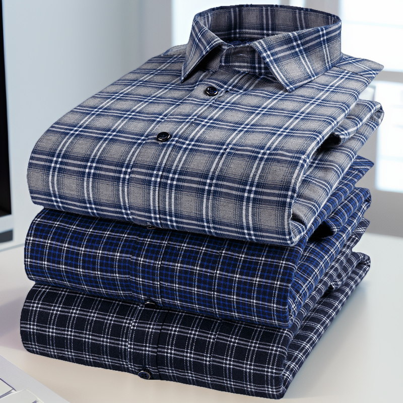Men's Winter Flannel Shirt, Lo - Flannel Shirt Lined ulasan dan harga