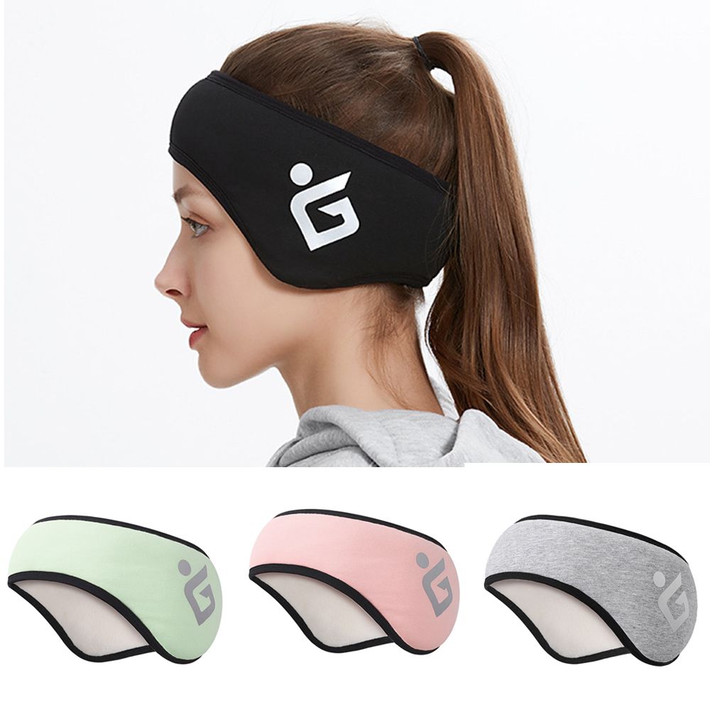 Windproof Men/Women Hair Bands - Fleece Ear Warmer Band ulasan dan harga